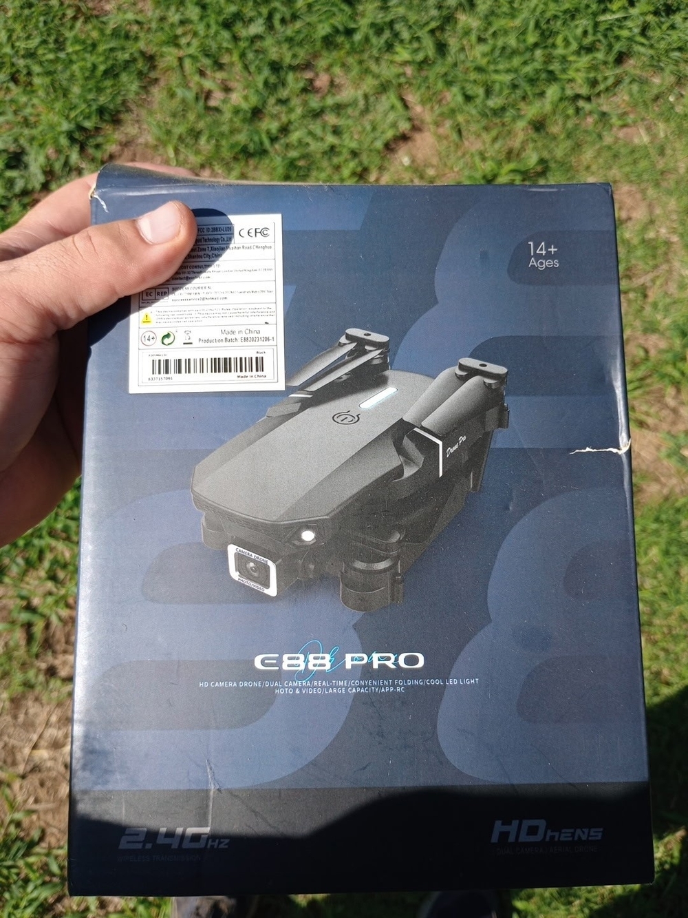 C88 Pro Foldable Drone in Black